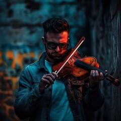 a person playing an instrument