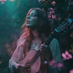 a person playing an instrument