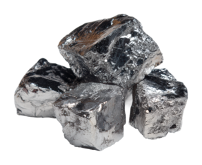 Mining and extracting metallic ores industrial site mineral resources natural environment view isolated on transparent background