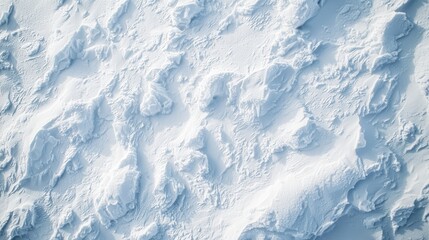 Alpine snow surface detailed hoarfrost formations crystalline patterns natural winter texture background organic design