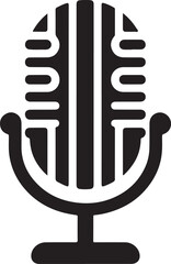 Retro Microphone Vector Icon