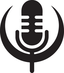 Retro Microphone Vector Icon