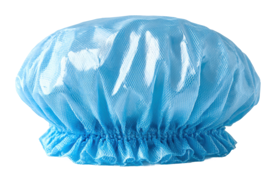 Shower cap design home use product fashion accessory isolated on transparent background