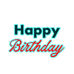 Celebrate a joyous birthday occasion with this playful message artwork for cards and invitations