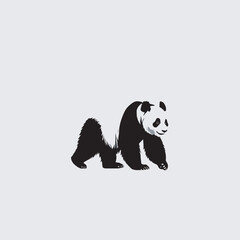 Naklejka premium panda bear vector