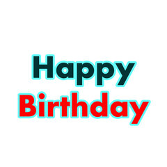 Celebrate a special day with this vibrant and fun Happy Birthday message for cards and invitations