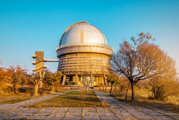 Obraz premium Professional Astronomical Observatory Telescope. Armenia, Byurakan