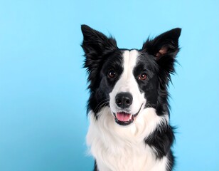 Black and white dog portrait (4)