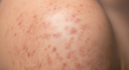 Fototapeta premium Macro Shot of Tinea Versicolor Lesion Pattern