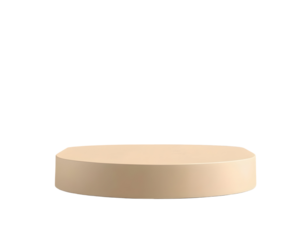 3D rendered podium for product presentation