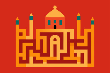 vector illustration of an abstract geometric background