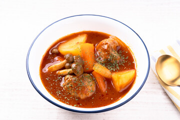 肉だんごトマトスープ