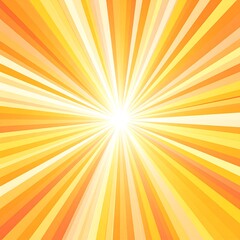 Bright, radiating sunburst pattern in warm yellow and orange hues
