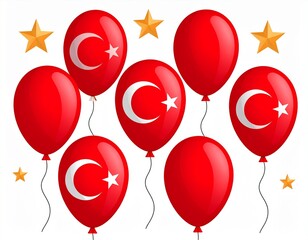Turkish Flag Balloons: Celebrate Turkish Culture & Heritage