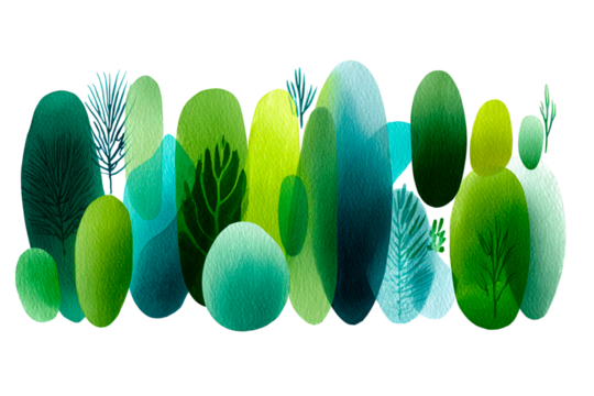 abstract background with green grass