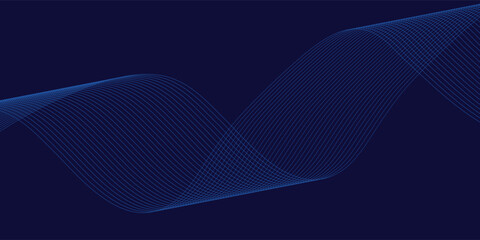 Abstract shining wave lines background. Dynamic wave pattern. Modern gradient wavy lines. Futuristic technology concept. Suitable for posters, banners, brochures, covers, websites, pamphlets. Vector