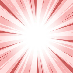 Indian Red Abstract Glowing Sunburst Background. Red Glow Effect Sunburst Background for Presentation, Banner, Poster, Flyer, Sales. Pop Art Poster for Summer and Spring Theme.