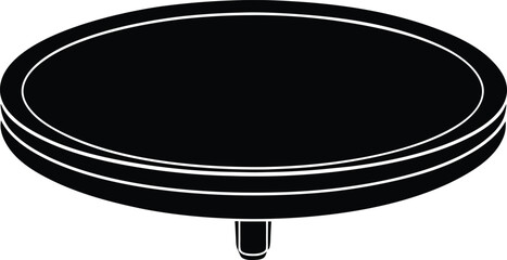 lazy susan on white background.eps