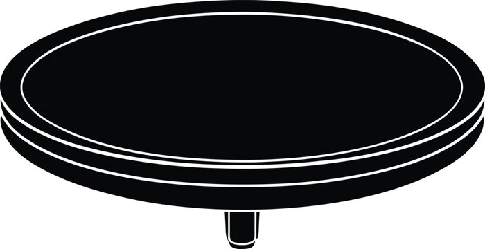 lazy susan on white background.eps