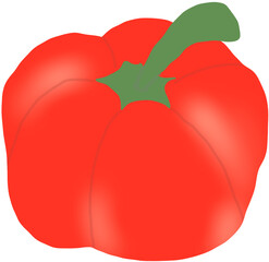 파프리카 야채 
빨간색