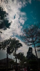 sunset over the Land