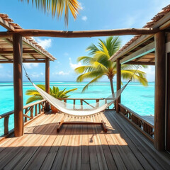 Obraz premium tropical beach resort