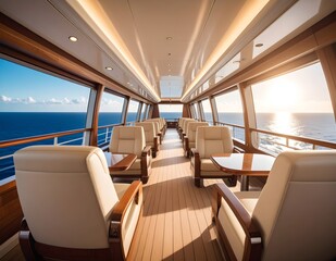 interior of a speadboat