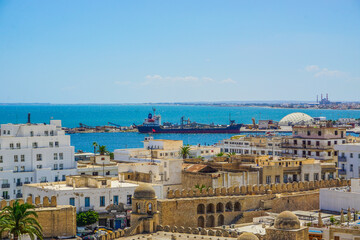 Obraz premium The Medina of Sousse: A UNESCO World Heritage Site Preserving Tunisia’s Ancient Soul