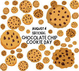 National chocolate chip cookie day is celebrated every year on 4 august