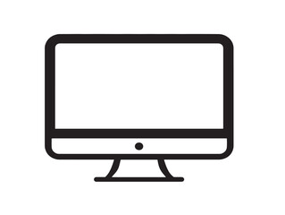 Professional Minimalist Desktop Icon With Clean Line Design