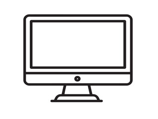 Elegant Workspace Desktop Icon With Crisp Modern Lines