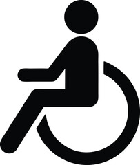 Accessibility vector icon.