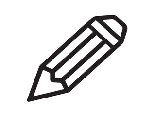 Minimalist 2D Edit Icon with Elegant Clean Lines