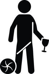 impaired vector icon.