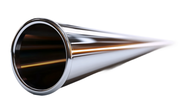 Polished Pipe Isolated