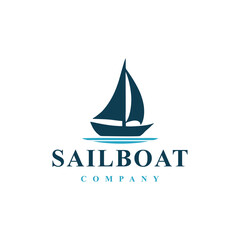 SailBoat logo design creative idea inspiration