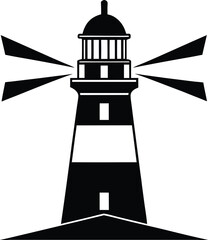 Lighthouse Beacon Silhouette