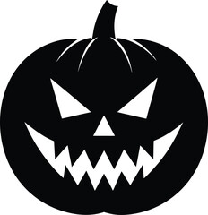 Evil Jack-o'-lantern Silhouette