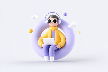 High quality 3d icon illustration