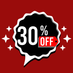 30% off thirty percent off 30%off red, 30 % off promotion, retail, sale, offer, price, business finance, percentage, buy, clearance, money, marketing, economy, discount coupon, gift, card.