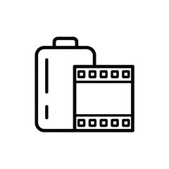 Film reel and canister icon