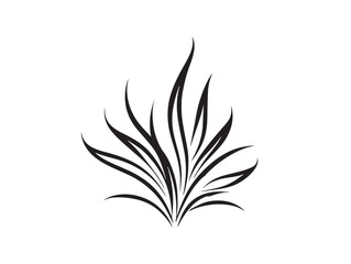 Minimal Grass Icon Featuring Clean Modern And Elegant Vector Line Art 