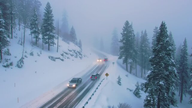road in winter generate vo 2