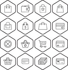 Abstract geometric shape with vibrant color accents and silhouette