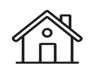 Stylish Household Symbol with Minimalist Clean Vector Illustration
