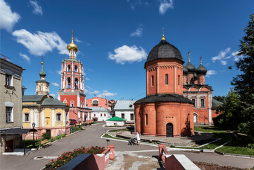 Vysoko-Petrovsky Monastery in Moscow. Russia