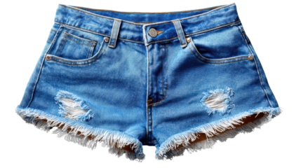 Denim shorts: Capture the allure of summer in these stylish denim shorts. Perfect for a casual day out. Showcasing the classic design and flattering fit.