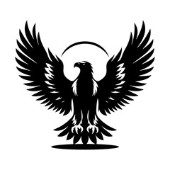 eagle with wings