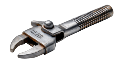 Metal Mechanical Clamp: A close-up shot of a meticulously crafted metal clamp, showcasing its robust design and functionality, a perfect emblem of industrial efficiency and technological advancement.