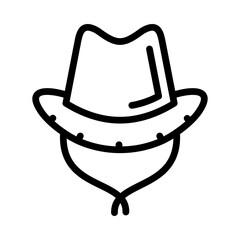 Cowboy Hat line icon
